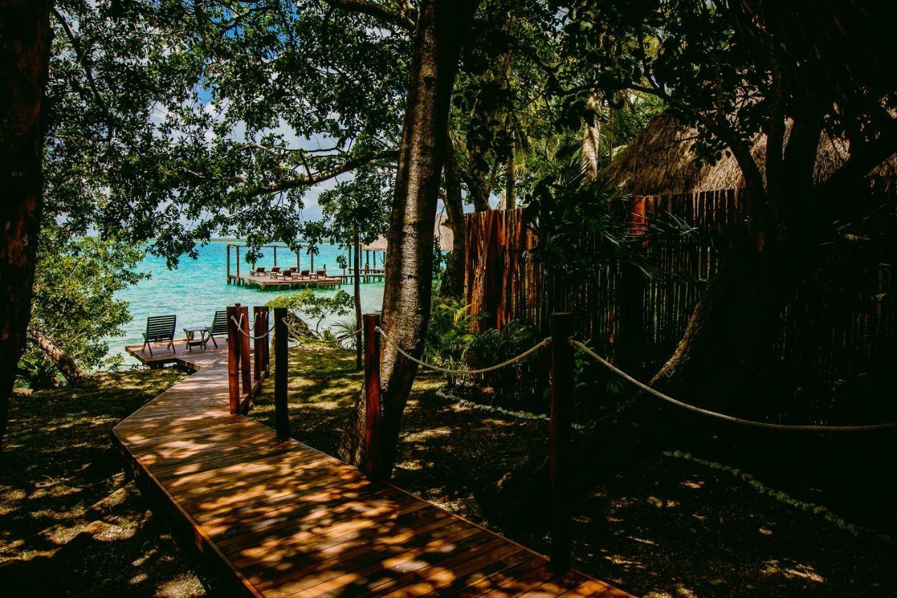 Hotel Rancho Encantado Bacalar Kültér fotó