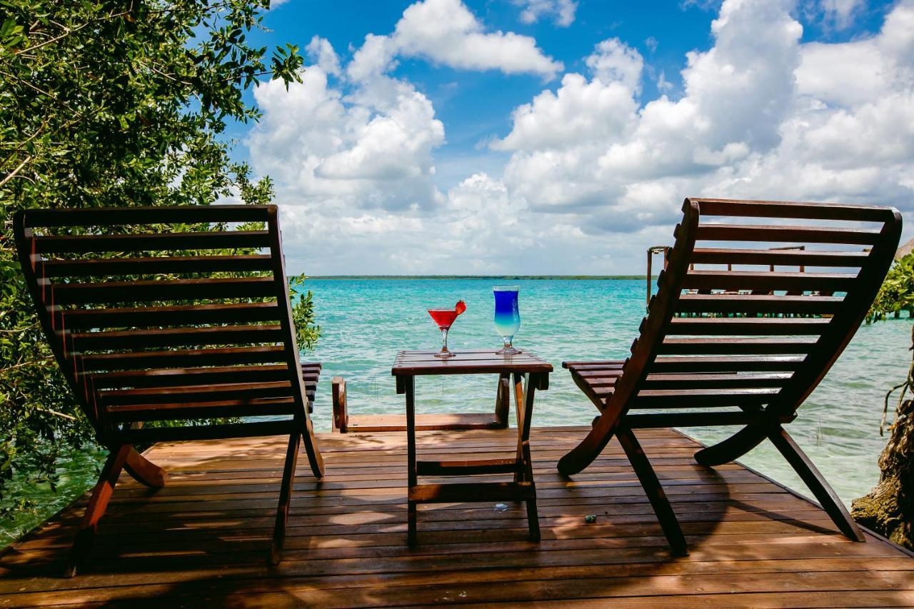 Hotel Rancho Encantado Bacalar Kültér fotó