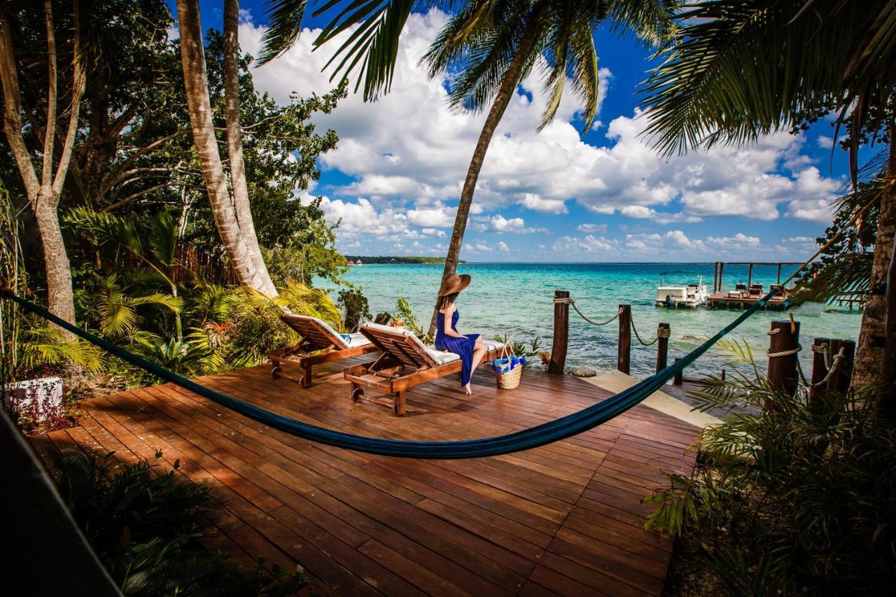 Hotel Rancho Encantado Bacalar Kültér fotó